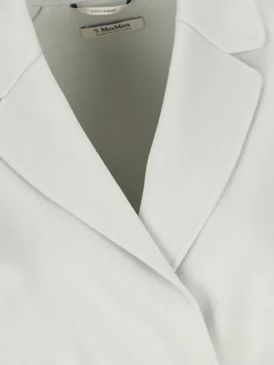 S Max Mara 벨트 코트 In Gray