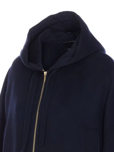 S Max Mara 레일라 코트 In Blue