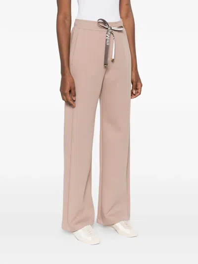 's Max Mara Drawstring Trousers In Pink