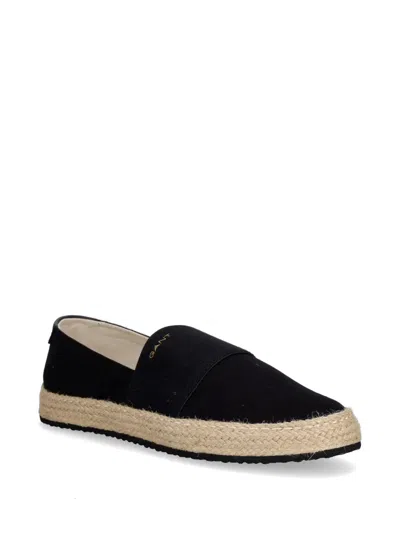 Gant 밴딩 스트랩 브레이디드 에스파드리유 In Black