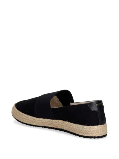 Gant 밴딩 스트랩 브레이디드 에스파드리유 In Black