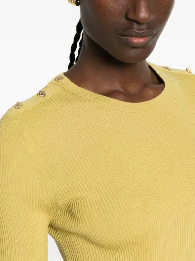 S Max Mara 리비에라 티셔츠 In Yellow