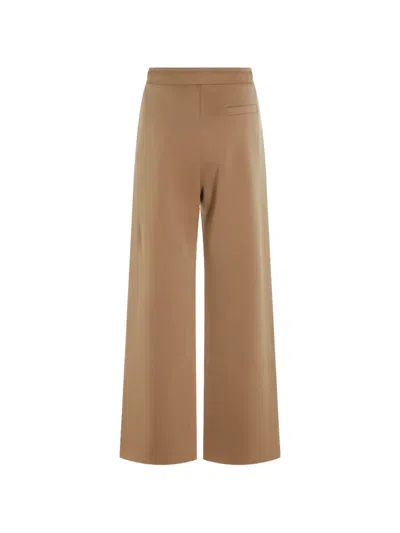 's Max Mara Logo-drawstring Track Pants In Brown