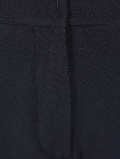 S Max Mara 젤라 드릴 팬츠 In Black