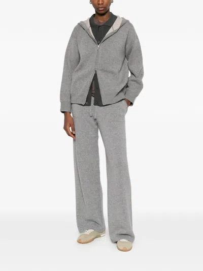 's Max Mara 피에트라 드로스트링 웨이스트 트랙팬츠 In Gray
