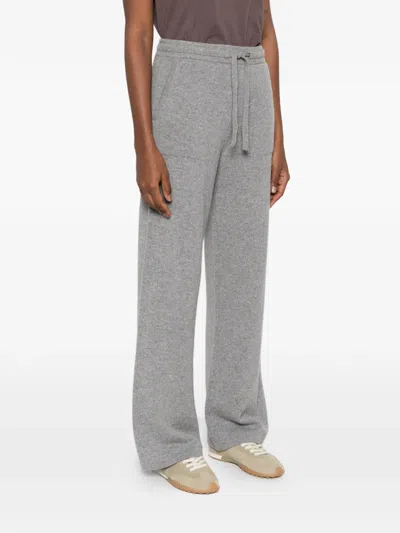's Max Mara 피에트라 드로스트링 웨이스트 트랙팬츠 In Gray
