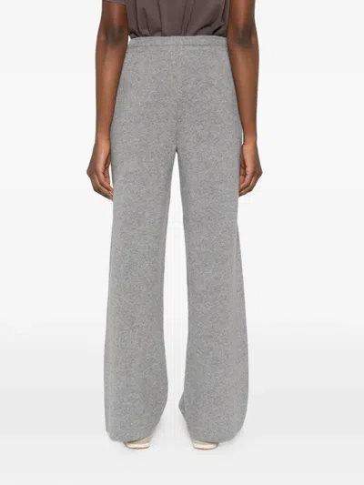 's Max Mara 피에트라 드로스트링 웨이스트 트랙팬츠 In Gray