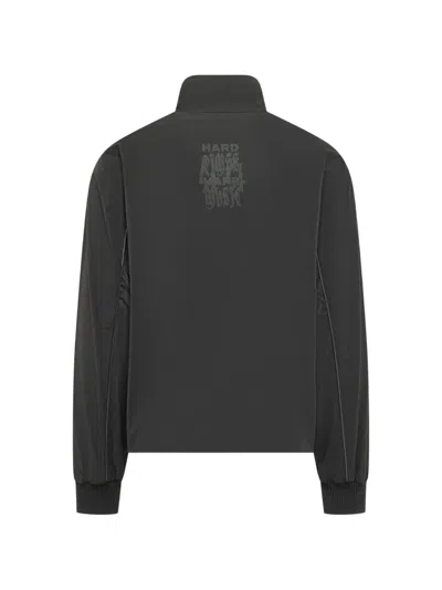 44 Label Group Essentials Zip Neck Jacket In Gray