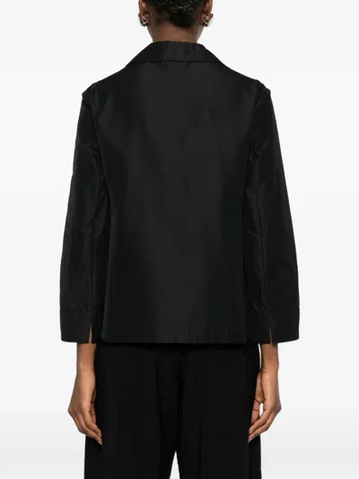 's Max Mara 스미니나 버튼 재킷 In Black