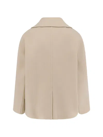 's Max Mara 버튼 프런트 재킷 In Brown
