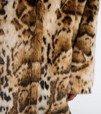 Etro Leopard-print Coat In Multi