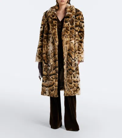 Etro Leopard-print Coat In Multi
