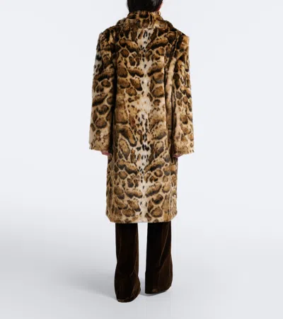 Etro Leopard-print Coat In Multi