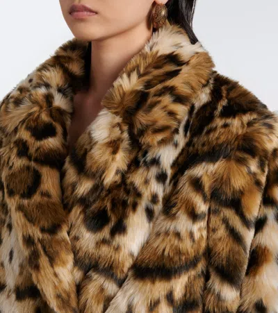Etro Leopard-print Coat In Multi
