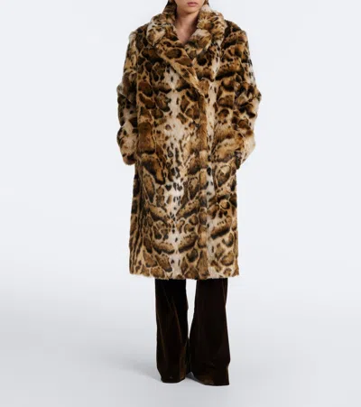 Etro Leopard-print Coat In Multi