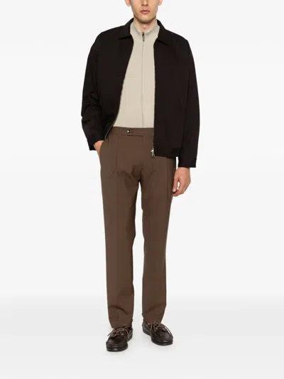 Canali 집업 니트 가디건 In Neutral