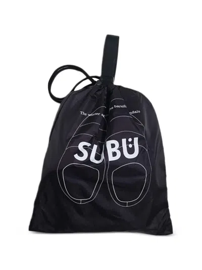 Subu 스트랩 슬립온 In Black