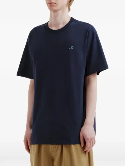 Chocoolate 라운드 넥 티셔츠 In Blue