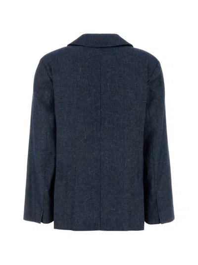 's Max Mara 더블 브레스티드 블레이저 In Blue