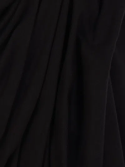 Petra 드레이프 디자인 미니 스커트 In Black