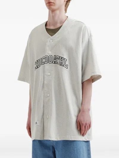 Chocoolate Button-front Shirt In White