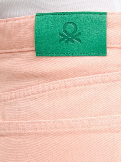 Benetton 코튼 진 In Pink