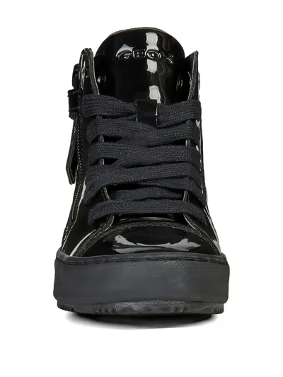Geox Kalispera キルティング ジップスニーカー In Black