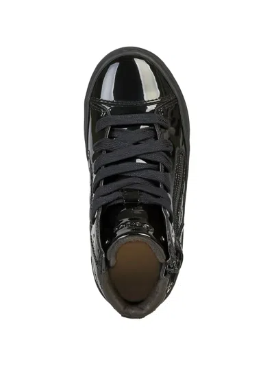 Geox Kalispera キルティング ジップスニーカー In Black