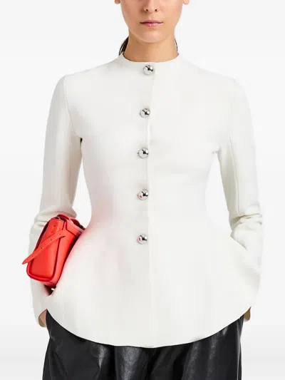 Proenza Schouler Dasha Compact Jacket In White