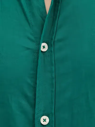 Benetton ボタン シャツ In Green