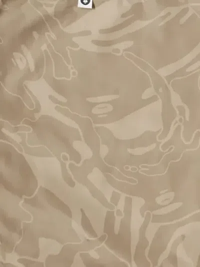 A Bathing Ape 카무플라주 패턴 토트 백 In Brown
