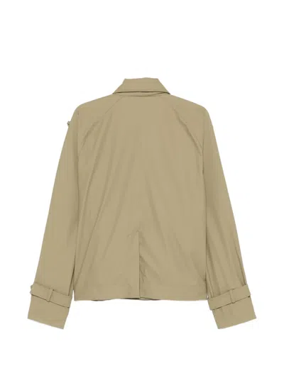 Rains 더블 브레스티드 재킷 In Brown