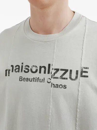 Izzue 코튼 티셔츠 In White