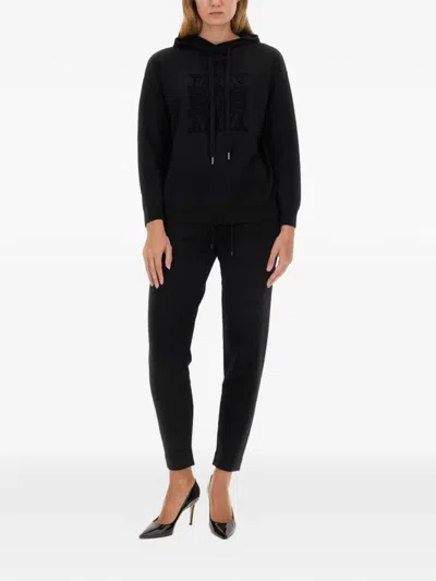 's Max Mara Opera Drawstring Trousers In Black