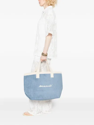 Manebi California ハンドバッグ In Blue