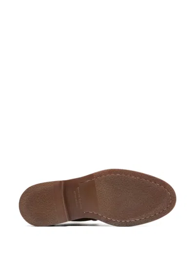 Officine Creative 두드 플렉시 004 레더 레이스업 부츠 In Brown