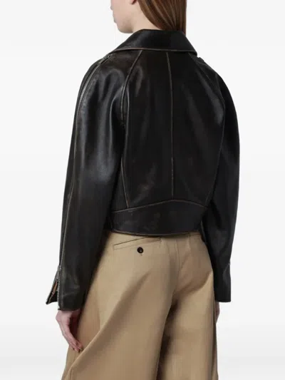 Halfboy Cropped Jacket In Blue