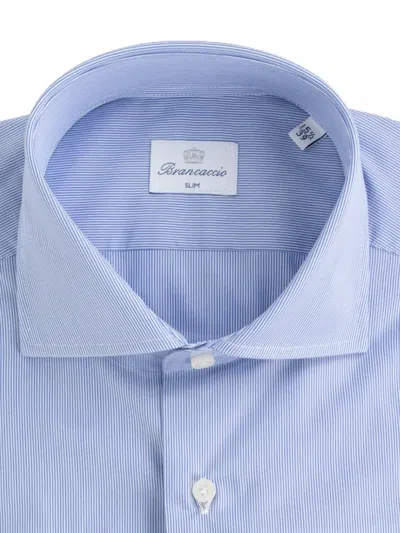 Brancaccio 스트라이프 셔츠 In Blue