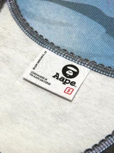 Aape By A Bathing Ape 카무플라주 자수 베스트 In Multi