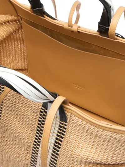 Casadei 아말피 우븐 숄더 백 In 뉴트럴
