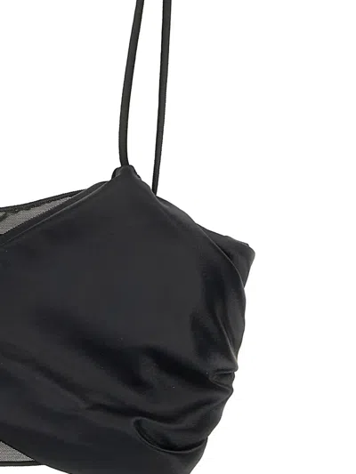 A.li.ás Mesh Bow Bikini In Black