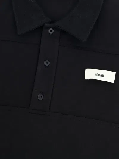 Gmbh 패치워크 폴로 셔츠 In Black