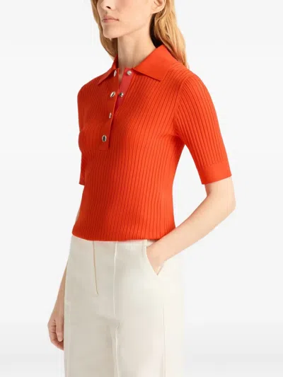 Fusalp 베라 골지 폴로 탑 In Red