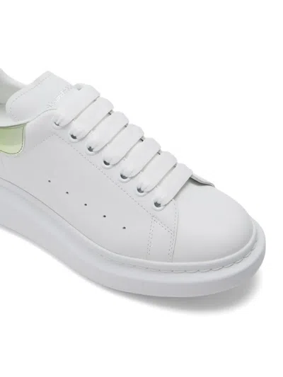 Alexander Mcqueen Platform Calf Leather Sneaker In White