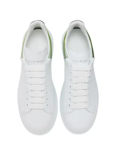 Alexander Mcqueen Platform Calf Leather Sneaker In White