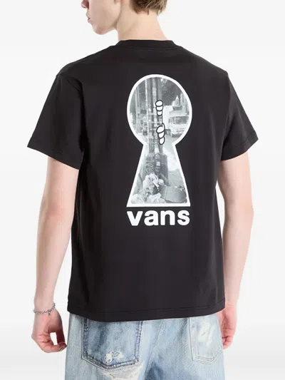 Vans キーホール グラフィック Tシャツ In Black