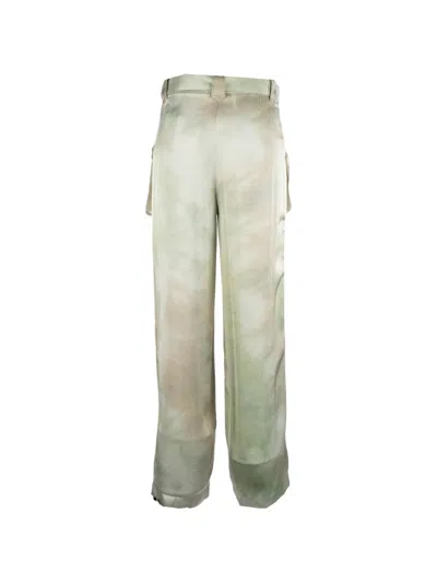 Les Filles D'eva Zip-pocket Trousers In Green