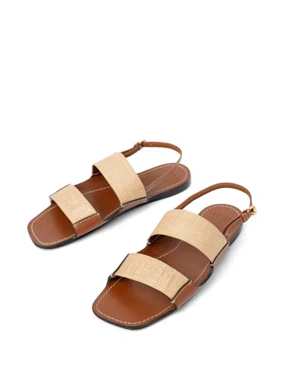 N°21 스트랩 디테일 샌들 In Brown
