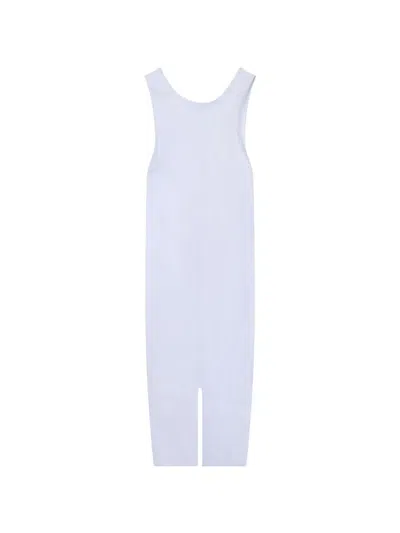Les Filles D'eva Textured Jumpsuit In White