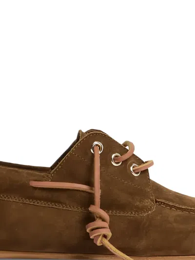 Dsquared2 D2 컬리지 레이스 보트 슈즈 In Brown